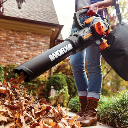 Trivac 620-CFM 70-MPH Corded Electric Handheld Leaf Blower